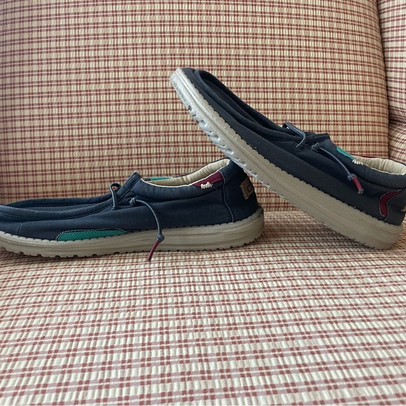 Hey Dudes Navy Wally Washed Blue Space - Picture 6 of 9